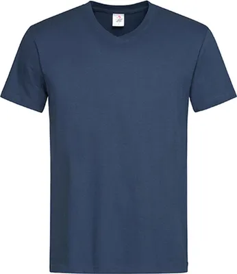 Produktbild von Stedman ST2300 | Classic V-Neck Herren T-Shirt - Farbe: Navy Blue - Größe: XL