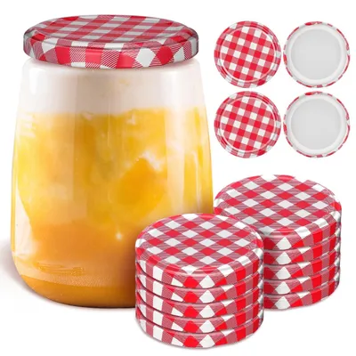 Image de Solidchoice - Coffret de 40 bouchons hermétiques sans fil pour bocaux de conservation