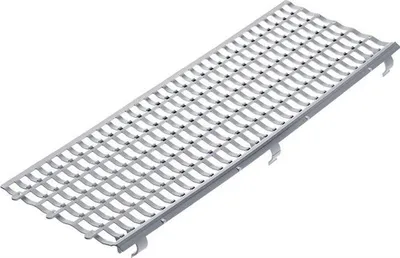 Produktbild von Laubfanggitter B.100-150mm L.1m grau PROTEKTOR