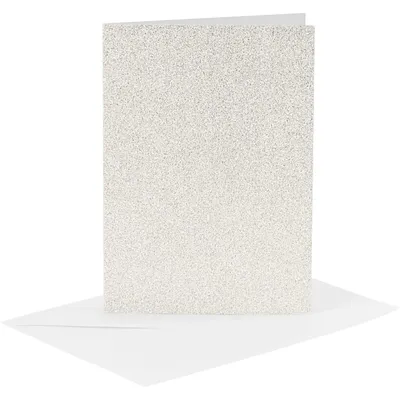 Produktbild von Creativ Company 23028, Standard-Grußkarte, Herzlichen Glückwunsch, Weiß, Papier, 250 g/m², A6