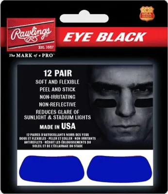 Image de Autocollants Rawlings Eye Black (EB12) Couleur bleue