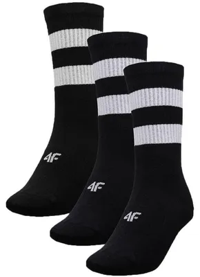 Produktbild von 4F - "U206" Socken für Herren(3er-Pack) MR1008 (39,5 EU - 42 EU) (Schwarz)