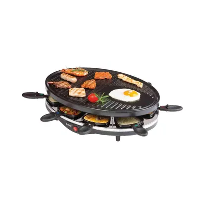 Image de Appareil à raclette 8 personnes 1200w + gril - Domo - DO9038G -