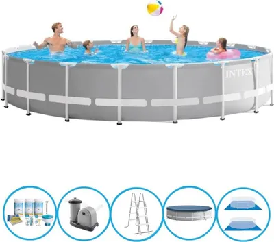 Zdjęcie produktu dla Intex Pool Prism Frame - Zestaw basenowy - 610x132 cm