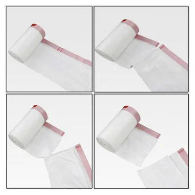 Produktbild von Rolle mit 120 Müllsäcken, Weiß, 10 l