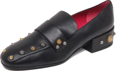 Produktbild von F6906 mocassino donna schwarz UNO 8 UNO 181 scarpe Nieten loafer Schuh Frau