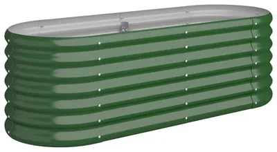 Produktbild von vidaXL Hochbeet Verzinkter Stahl 114x40x36 cm Grün