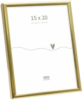 Produktbild von Deknudt Aluminium-Bilderrahmen S027, goldfarben, 15 x 20 cm