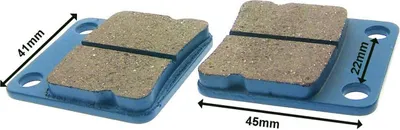 Immagine prodotto di Set di pastiglie per freni, 45 x 41 x 7 mm, (pinza freno con pinza anteriore + posteriore)