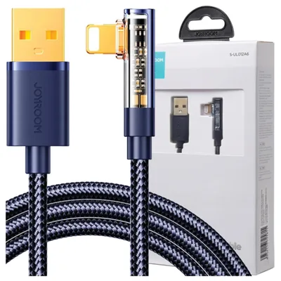 Immagine prodotto di Cavo Do Usb-A / Lightning / Angolo / 1,2M Joyroom S-Ul012A6 (Niebieski)