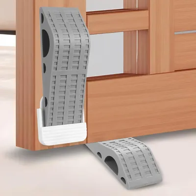 Imagen del producto de Topes de goma para puertas, juego de 2 unidades, antideslizantes, para todo tipo de puertas