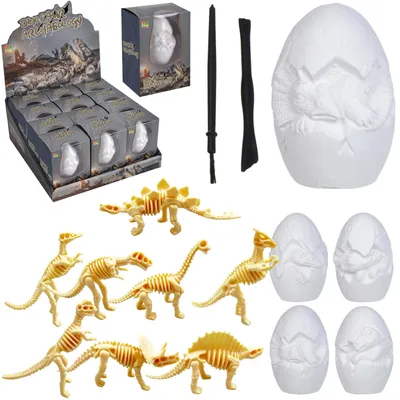Productafbeelding van Paleontologisch onderzoek naar een dinosaurusembryo in een ei