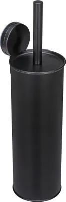 Produktbild von WENKO WC Garnitur Pavia Bad Accessoire Toilettenbürstenhalter Stehend Schwarz