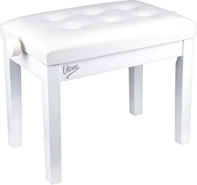 Obrázek produktu pro V-TONE BENCH 1 WH piano bench WHITE