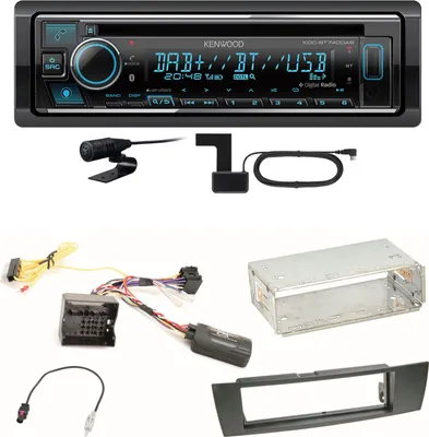 Produktbild von Kenwood KDC-BT740DAB Digitalradio Einbauset für BMW E87 E81 E82 X1 E84