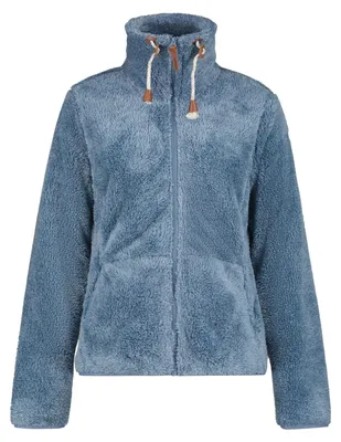Image de Veste polaire Icepeak Colony pour femmes, modèle long, en polaire, couleur : bleu clair, taille : L
