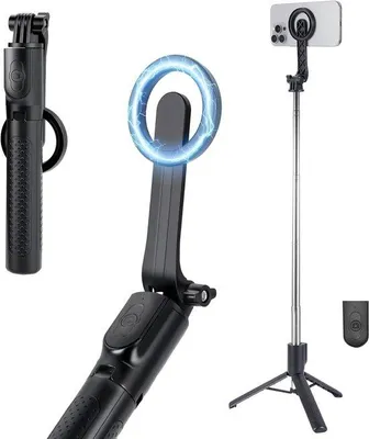 Obrázek produktu pro Magnetický selfie tyč pro iPhone a Android, držák na telefon pro pořizování selfie a videí