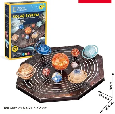 Produktbild von 3D-Puzzle zum Sonnensystem für Kinder, lehrreiche und unterhaltsame Aktivität
