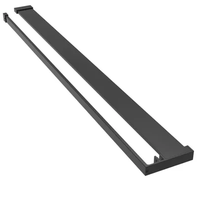 Obrázok produktu pre vidaXL Sprchová vanička pre sprchovací kút čierna 118 cm hliník