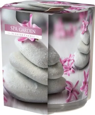 Produktbild von Bispol Spa Garden dekorativní vonná svíčka, 100 g