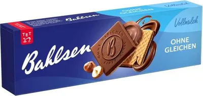 Produktbild von Bahlsen ohne Gleichen Vollmilchschokolade und Haselnusscreme 125g