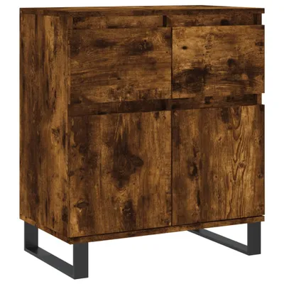Obrázok produktu pre Komoda dymový dub 60x35x70 cm spracované drevo