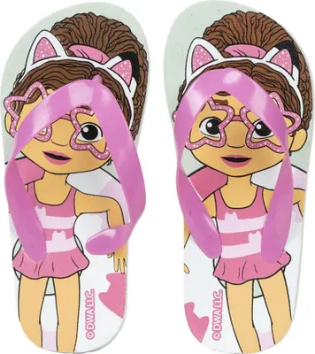 Produktbild von Gabbys Dollhouse Mädchen Kinder Flip Flops Zehentrenner Latschen – Bunt / 24/25