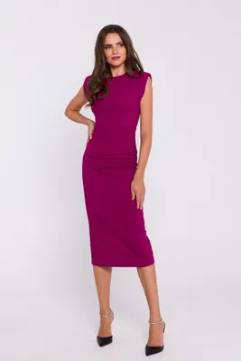 Produktbild von Stylove Midikleid für Frauen Zamim S382 Pflaume M
