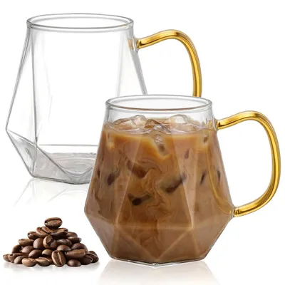 Kaffee-Gläser 350 ml, mikrowellen- & spülmaschinengeeignet