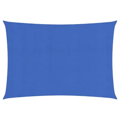 Image de Voile d'ombrage 160 g/m² rectangulaire bleu 2,5x5 m PEHD