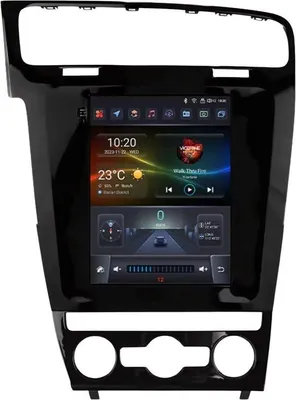 Zdjęcie produktu dla Radio samochodowe z Bluetooth i CarPlay do VW Golf 7 (2014–2018), kompatybilne z Apple i Android, system stereo, system nawigacyjny, 8 GB pamięci RAM, 128 GB pamięci