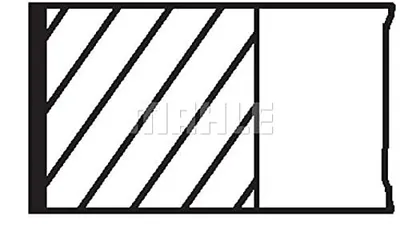 Produktbild von MAHLE 083 27 N1 Kolbenringsatz Kolbenringe für BMW 3 Touring (E91) 3 Limousine (E90) 5 Touring (F11) 1 Schrägheck (E87) 5 Limousine (E60)