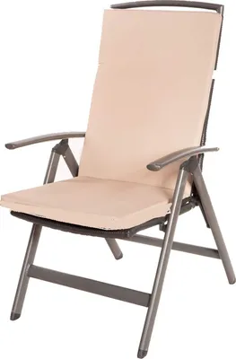 Image de Coussin de chaise 1 pc Coussin 110x47x4cm beige Coussins de jardin pour meubles en rotin | Coussin Chaises d'extérieur Dossier haut Siège étroit