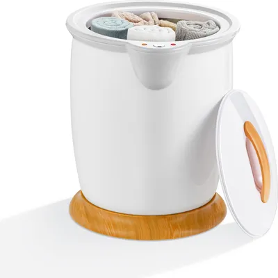 Immagine prodotto di COSTWAY Secchio scaldasalviette da 20L con portaprofumi, scaldacoperte portatile con spegnimento automatico, asciugamani, accappatoi Bianco
