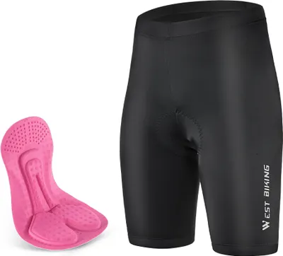 Obrázek produktu pro Letní kraťasy na silniční kolo, tlumící kraťasy pro muže a ženy, cyklistické spodní prádlo, prodyšné oblečení na horské kolo, dámský styl, M