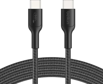 Obrázok produktu pre Belkin ENA008HQ2MBK, 2 m, USB C, USB C, USB 2.0, Čierna