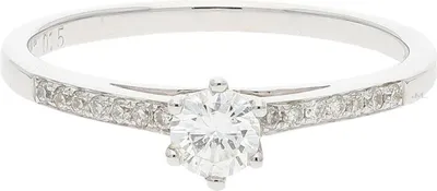 Produktbild von JuwelmaLux Verlobungsring 750 Weißgold mit Diamanten JL27-07-0006 48