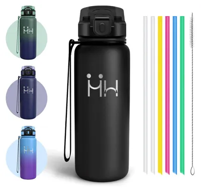 Produktbild von Edelstahl Trinkflasche 750 ml, Doppellagige Isolierung, Auslaufsicher, BPA-frei