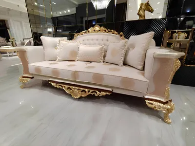 Immagine prodotto di Set di divani 311 + tavolino in legno soggiorno divano Chesterfield tessuto nuovo