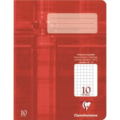 Produktbild von Clairefontaine Heft A5 kariert 5/5mm m Rd 16Bl