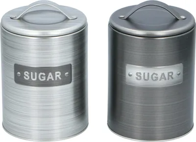 Produktbild von vorratsdose Zucker silber 20 cm