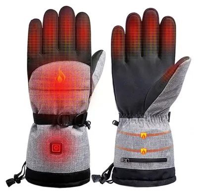 Produktbild von Beheizbare Handschuhe, Touchscreen-fähig, wasserdicht, Winterhandschuhe, einstellbare Temperatur 40-55°C, Skihandschuhe, Motorradhandschuhe für Damen und Herren für Outdoor-Aktivitäten