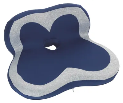 Produktbild von Maximex Sitz- und Lendenkissen, ergonomisches Kissen für korrekte Sitzhaltung, Lendenstützkissen mit druckentlastender Aussparung in der Mitte, hoher Sitzkomfort durch Viscoschaum