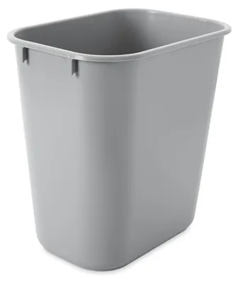 Immagine prodotto di Cestino Rubbermaid, 12,9 litri, rettangolare, PE, grigio