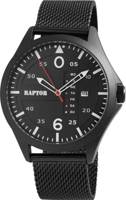 Produktbild von Raptor Herrenuhr "Zayn" mit Milanesearmband