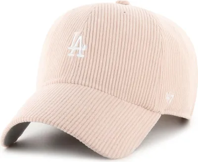 Produktbild von 47 Brand Strap Kord Cap CLEAN UP Los Angeles Dodgers rosa