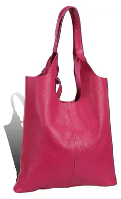 Immagine prodotto di Borsa shopper da donna in pelle Toscanto, rosa fucsia, D2OTT166SP4