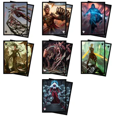 Produktbild von 100 Ultra Pro MtG Magic Sleeves - Phyrexia: All Will Be One (66x91mm)