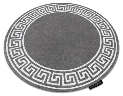 Obrázok produktu pre Okrúhly koberec HAMPTON Grecos Greek, sivý sivý kruh ROZMER 140 cm