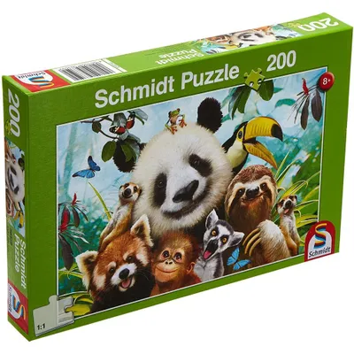Productafbeelding van Schmidt Spiele Puzzel, "Eenvoudig dierlijk", kinderpuzzel, 200 stukjes, artikelnummer 56359